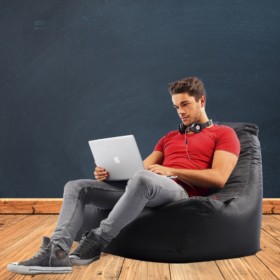 Home Office babzsákban